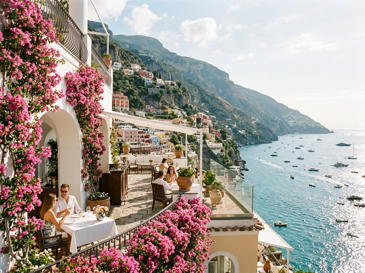 Amalfi Coast Cliffside Boutique Terrace